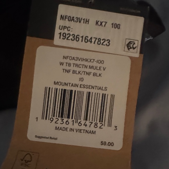 The North Face Other - The North Face Black Mountain Essentials Mule